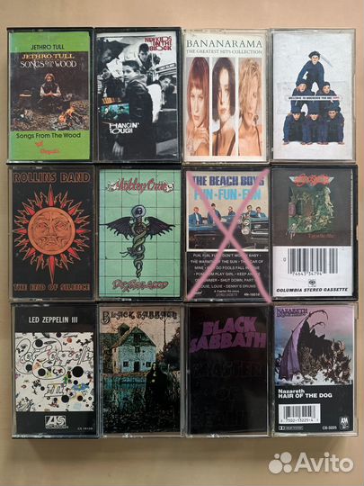 Кассеты с записью. Black sabbath и др. издания usа