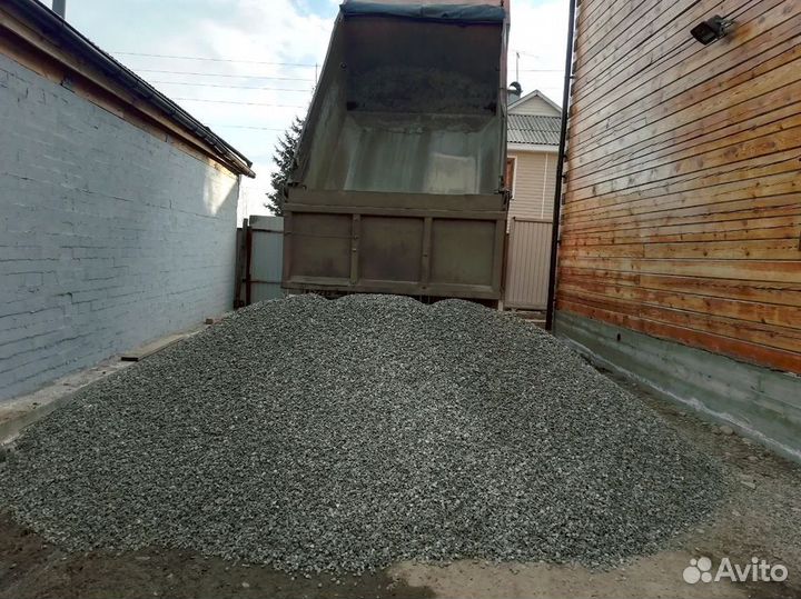 Щебень гравийный с доставкой