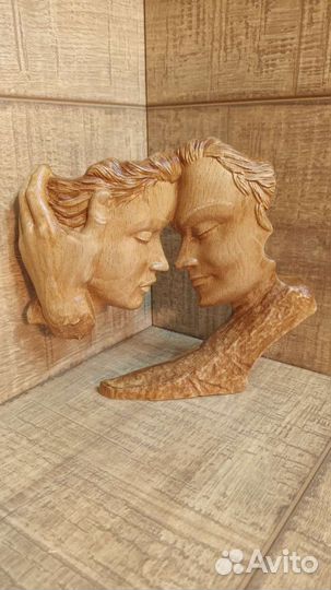 Фигурка Любовь из дерева.подарок из дерева