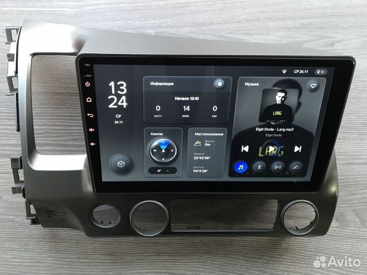 Магнитола Honda Civic 4D Teyes X1 2/32 DSP