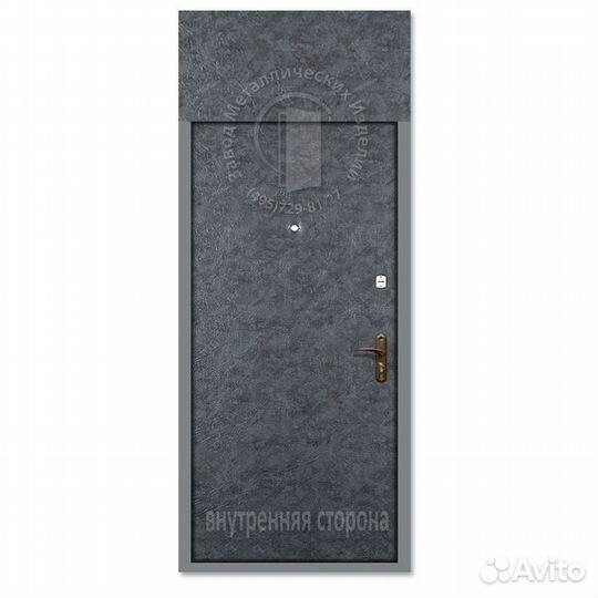 Металлическая тамбурная дверь № 1-2