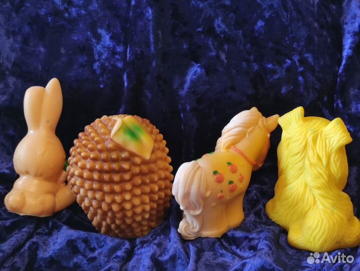 Резиновые игрушки СССР разные