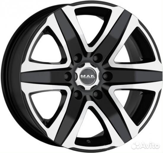 Mak Stone 6 8x18 6x139.7 ET 35 Dia 106.1 (silver)