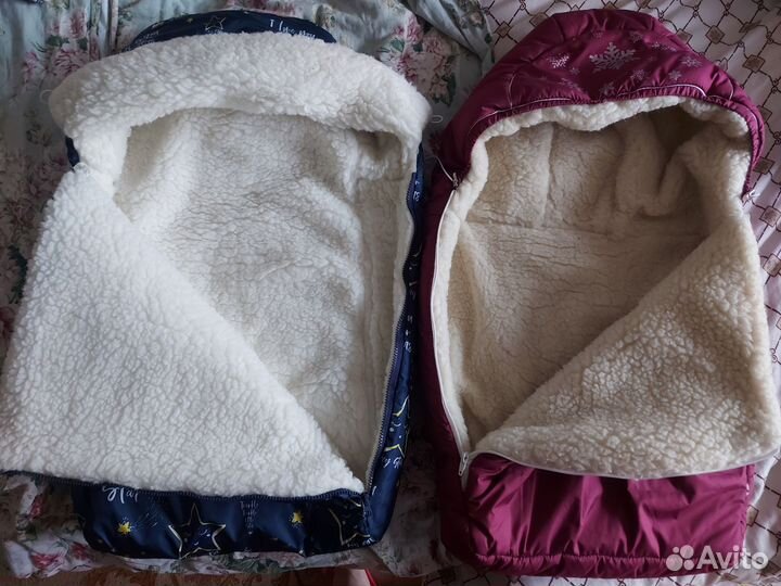 Зимний конверт в коляску