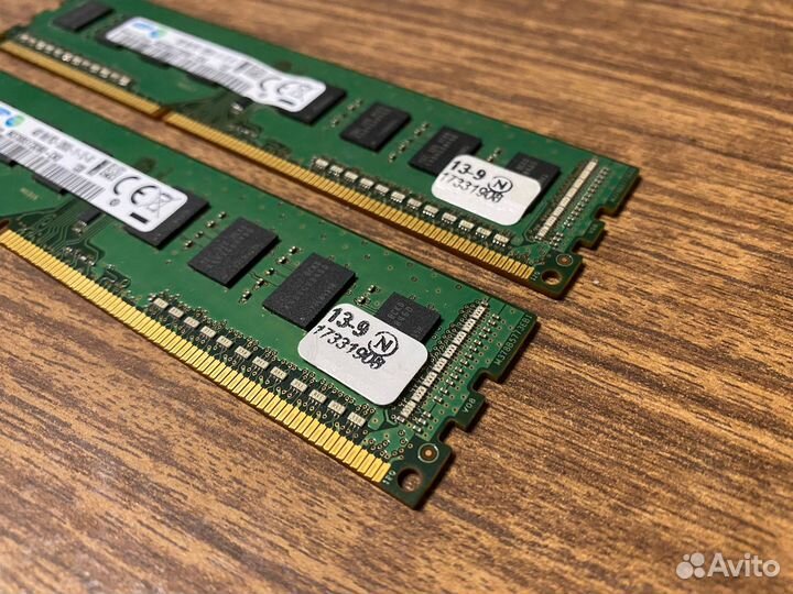 Оперативная память ddr3 4G Samsung