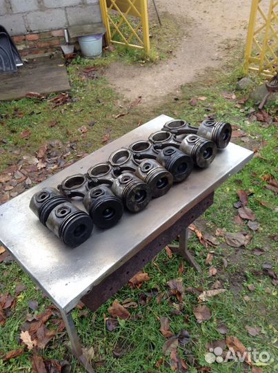 Поршни с шатунами ford transit