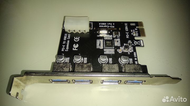 Контроллер PCI-E 4 Port USB 3.0