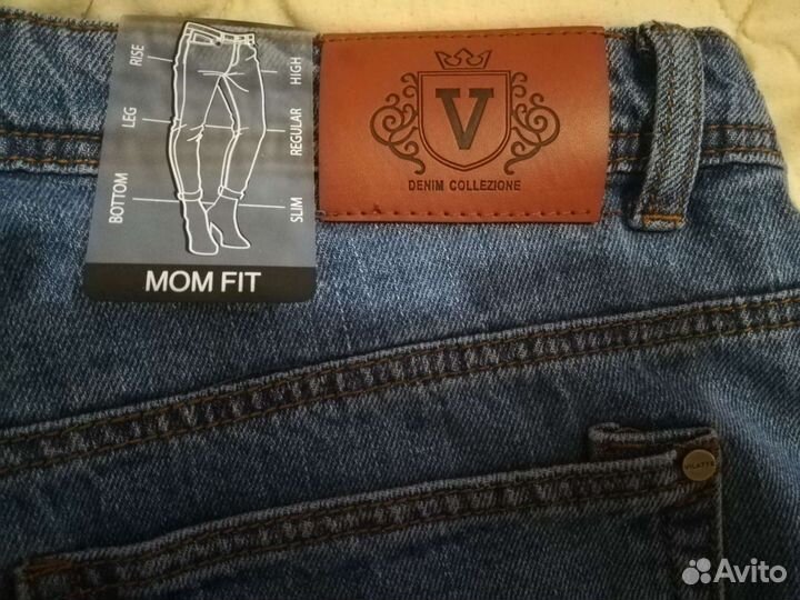 Джинсы MOM-FIT (новые) 48 -50 размер