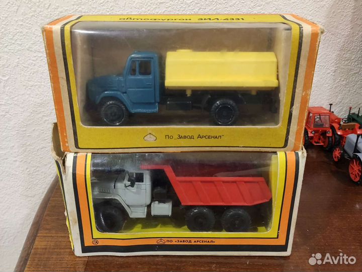 Модель грузовика 1:43 ЗИЛ 4331 и Урал 55571 СССР