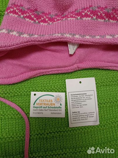 Шапка для девочки, осень, тёплая зима