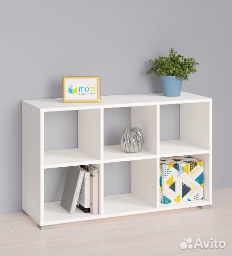 Стеллажи Ультра для хранения белые 2 штуки