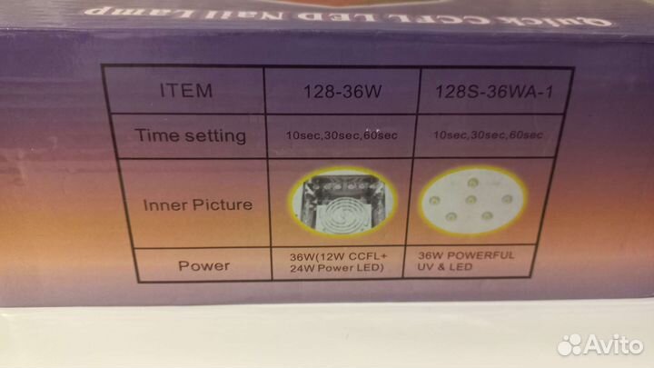 Лампа для сушки гель лака