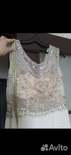 Платье вечернее белое 44 размер