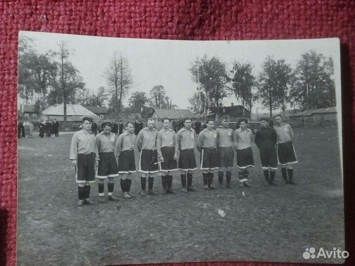 «Футбол» команда 6шт фото 1940 -60годы СССР