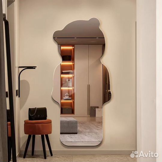 Зеркало настенное фигурное Мишка