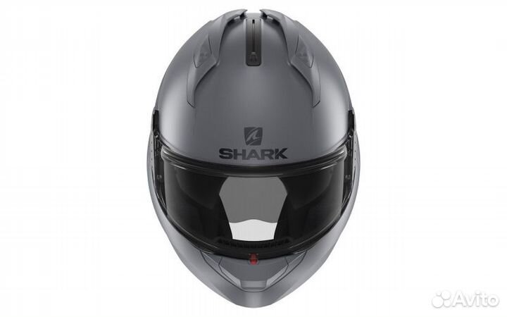 Shark мотошлем EVO-GT blank, цвет серый матовый