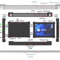 Противоударный планшет IP67, на Windows 11