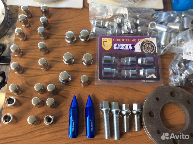 Колесные болты, гайки, секретки в ассортименте