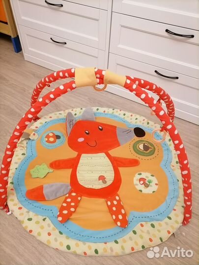 Развивающий коврик Лисичка