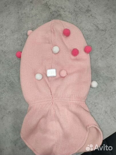 Шапка шлем для девочки 48