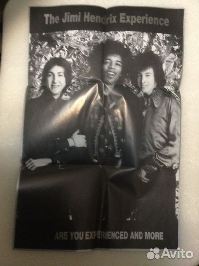 2CD Jimi Hendrix Experience,Россия,poster,nm