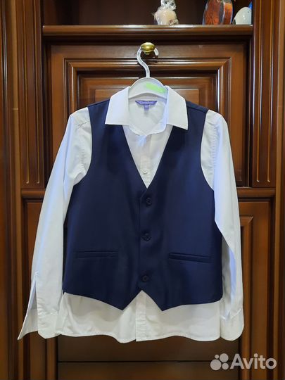 Жилет школьный для мальчика 140р