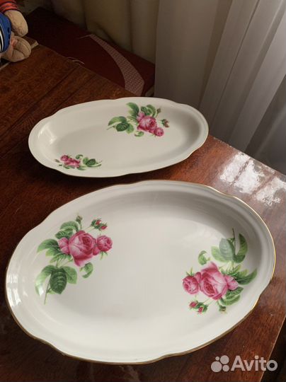 Столовый сервиз «Роза Кавказа» с золотом