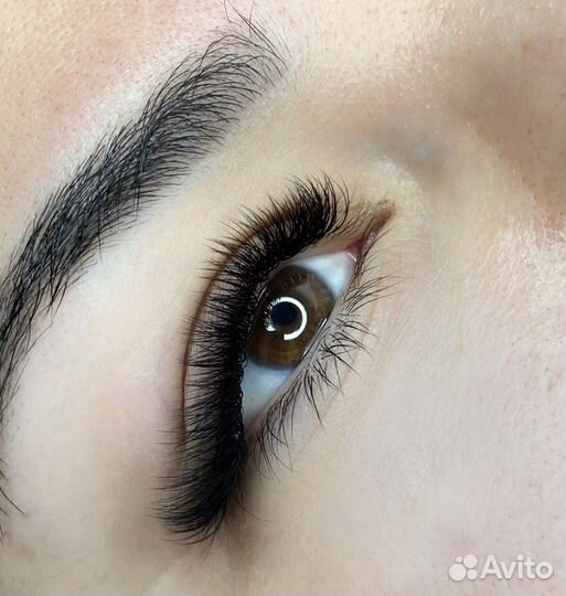 Наращивание ресниц/Брови/ламинирование