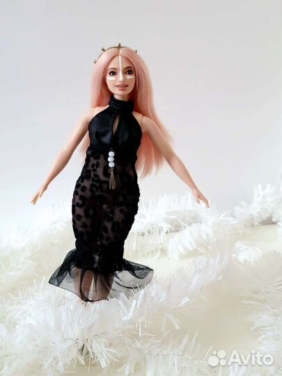 Кукла барби.Зимняя коллекция.Русалка Тёмного Озера