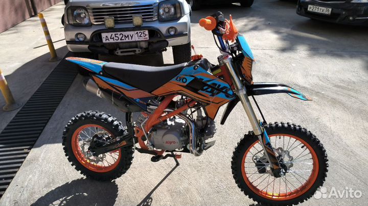 Kayo evolution yx125em 17/14kzr питбайк эндуро