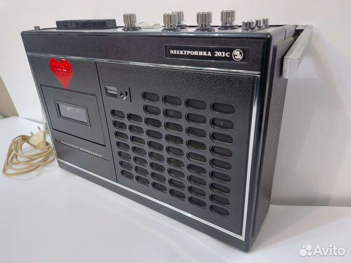 Магнитофон Электроника-203, поет+состояние