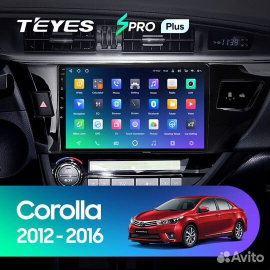 Магнитола Teyes SPro Plus 4/32 Toyota Corolla A