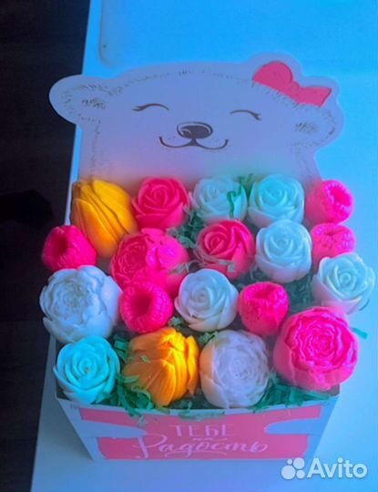 Букет ручная работа из мыла