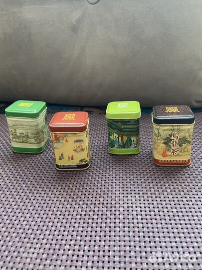 Набор баночек для чая (4 шт)