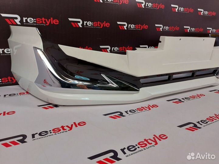 Губа передняя Toyota Land Cruiser Prado 120 R1018