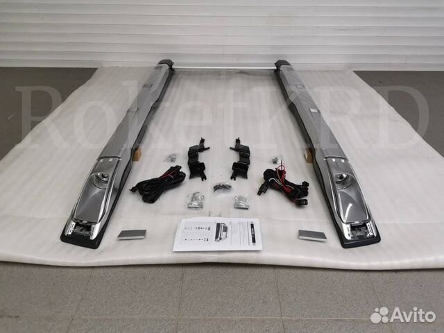 Рейлинги Nissan X-Trail j31 с 2007 с фонарями