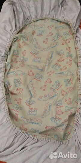 Простыня на резинке детская 80*120