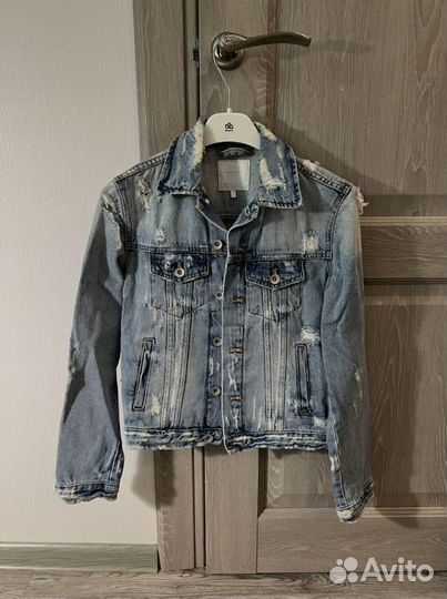 Джинсовая куртка Zara xs
