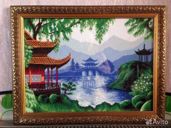 Картина (вышивка крестом)