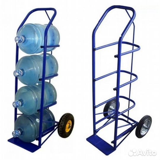 Тележка для перевозки 4 х баллонов с водой вд 4