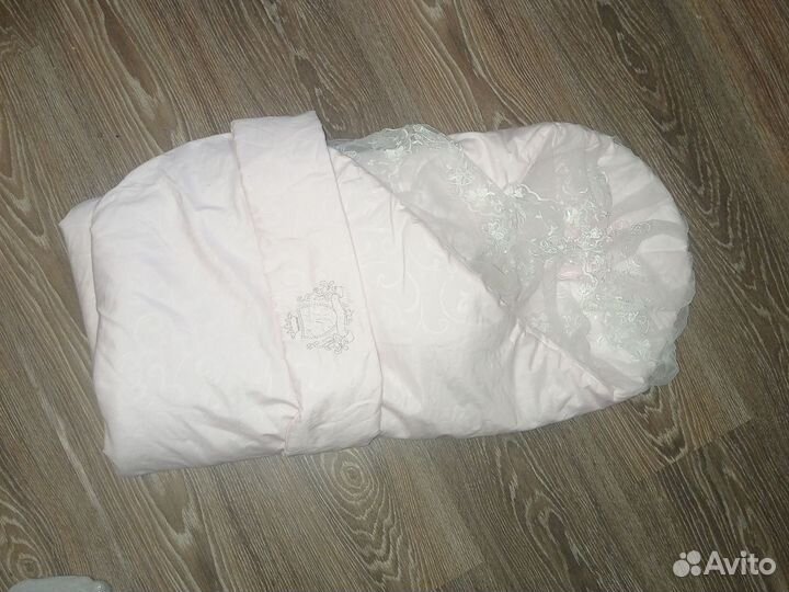 Конверт одеяло на выписку осень тёплая зима