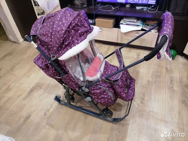 Санки коляска ника 7