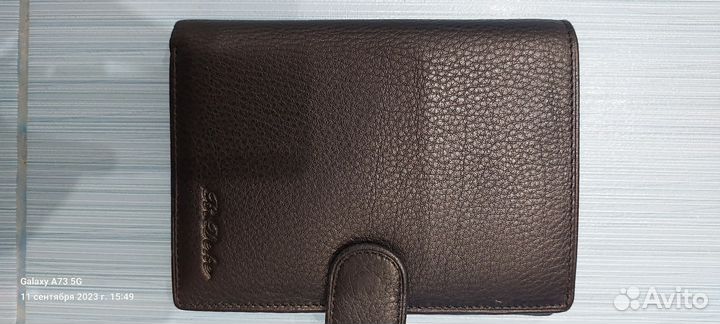 Бумажник мужской кожаный