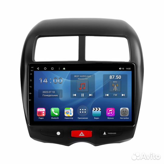 Магнитола mitsubishi asx