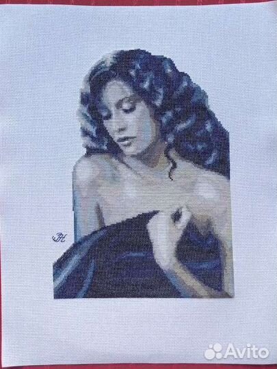 Картина, вышитая крестиком 