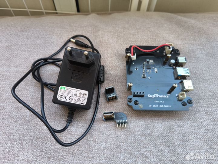 Плата расширения Raspberry pi, SATA hdd, ssd +бп