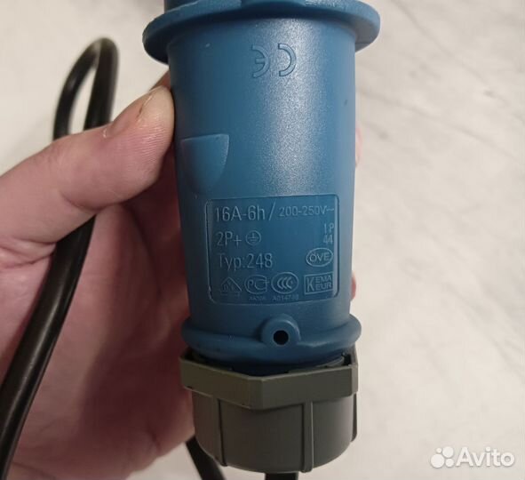 Вилка кабельная Mennekes с силовым кабелем