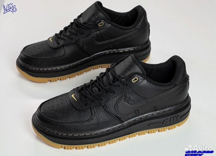 Nike Air Force 1 Luxe 'Black Gum'