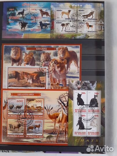 Почтовые блоки иностранных государств