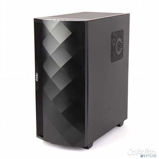 Case hiper DCB черный без бп ATX 1x120mm 1x140mm 1